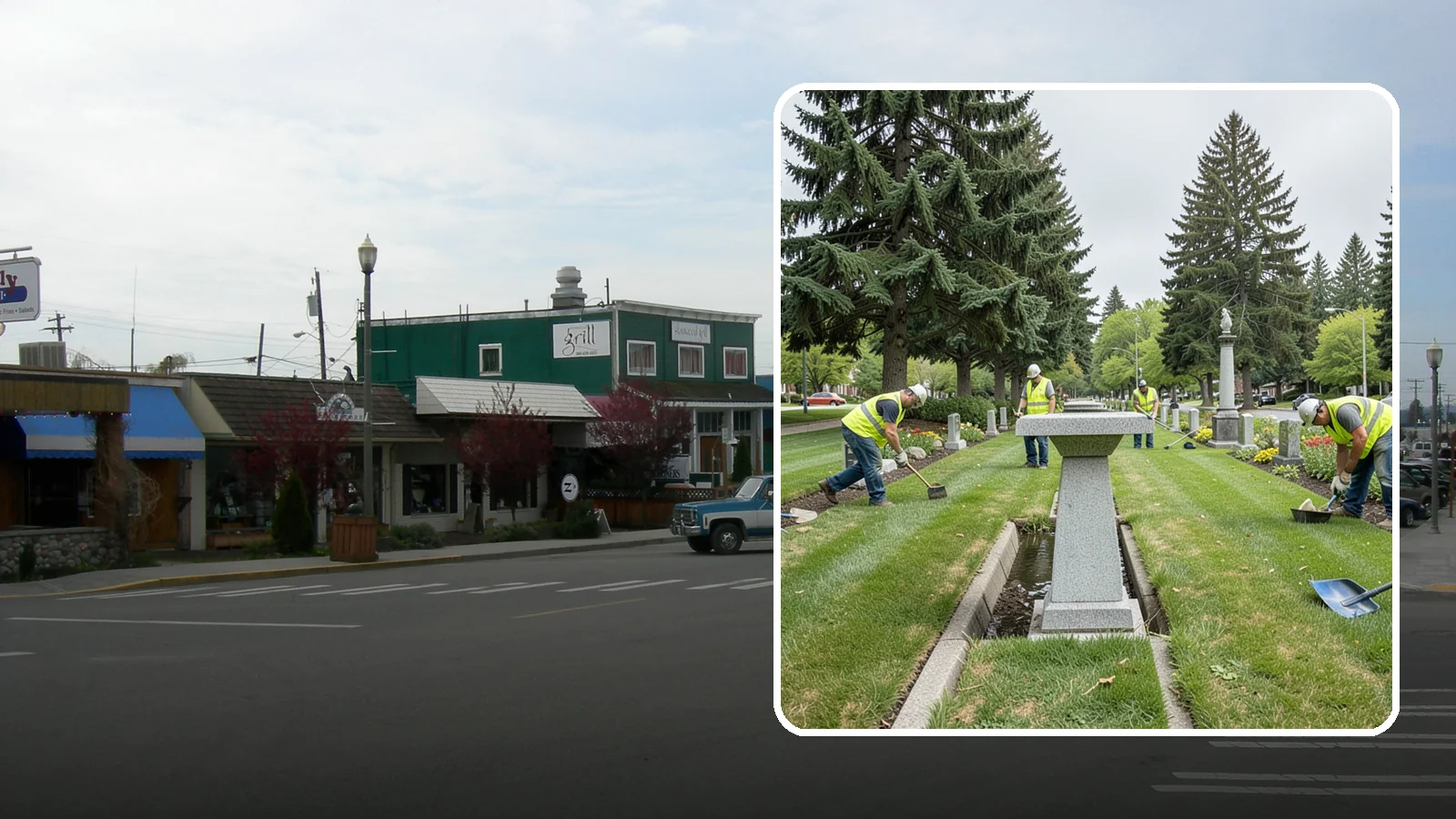 Memorial Maintenance in Stanwood, Snohomish County, WA - Ongoing maintenance of civic memorials and monuments for Western Washington municipalities and districts.