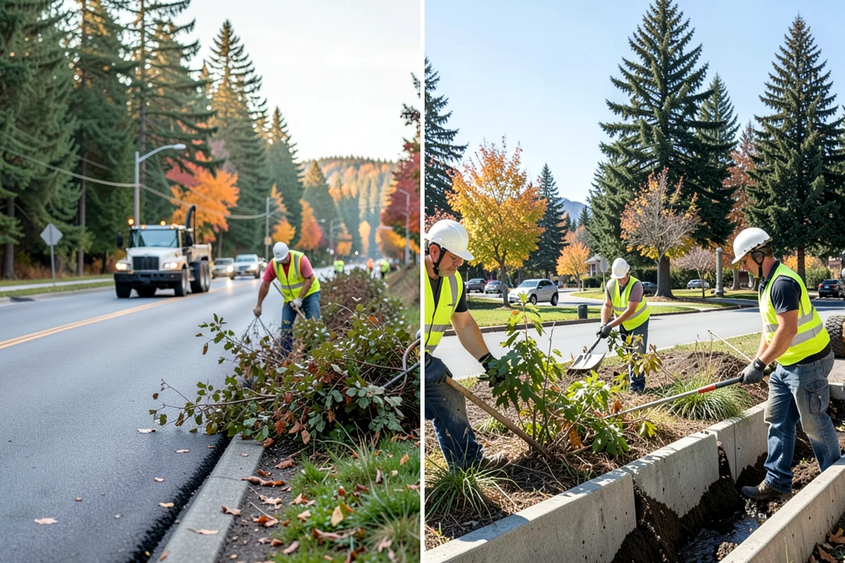 Memorial Tree Planting in Federal Way, King County, WA - Species and location selection with staff and donor