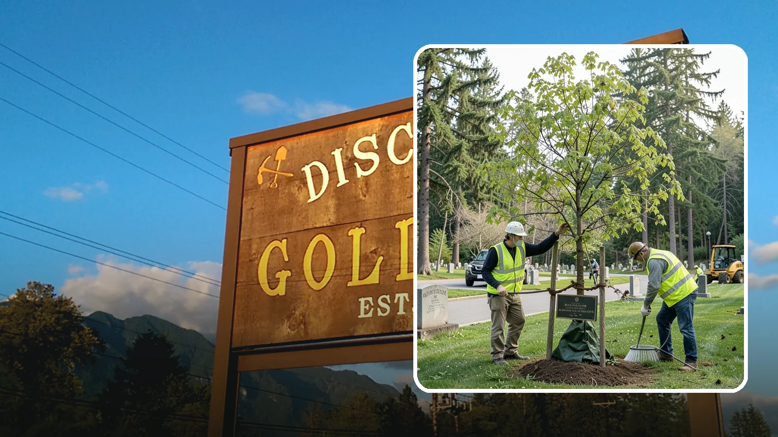 Memorial Tree Planting in Gold Bar, Snohomish County, WA - Dedicated planting of commemorative trees with donor coordination, plaque placement, and long-term establishment care.