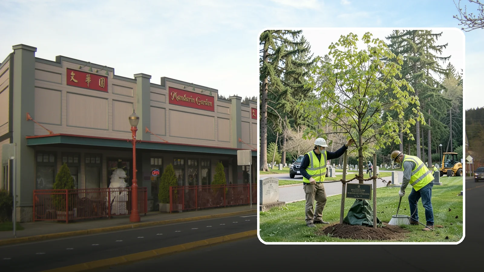 Memorial Tree Planting in Issaquah, King County, WA - Dedicated planting of commemorative trees with donor coordination, plaque placement, and long-term establishment care.