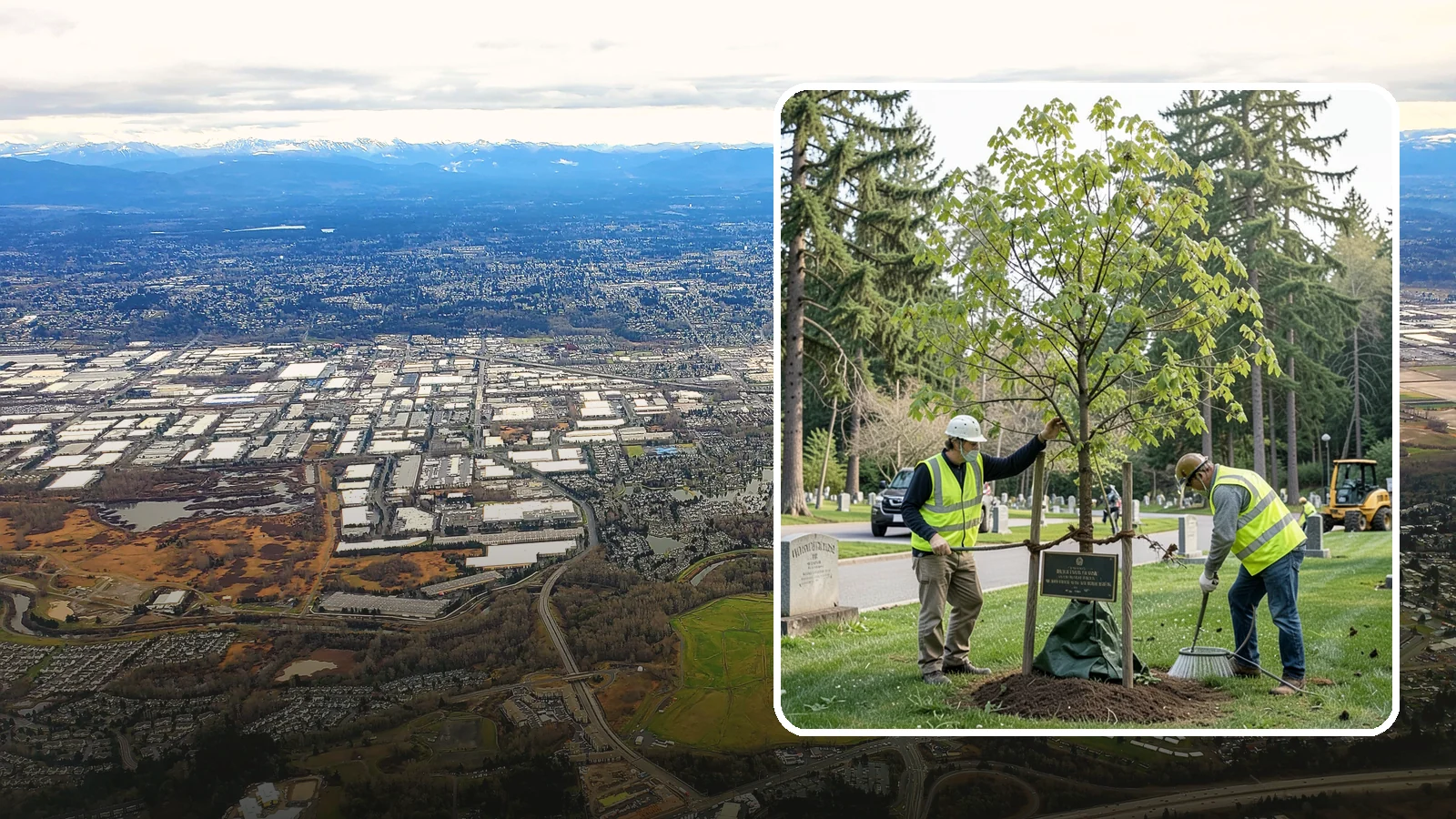 Memorial Tree Planting in Kent, King County, WA - Dedicated planting of commemorative trees with donor coordination, plaque placement, and long-term establishment care.