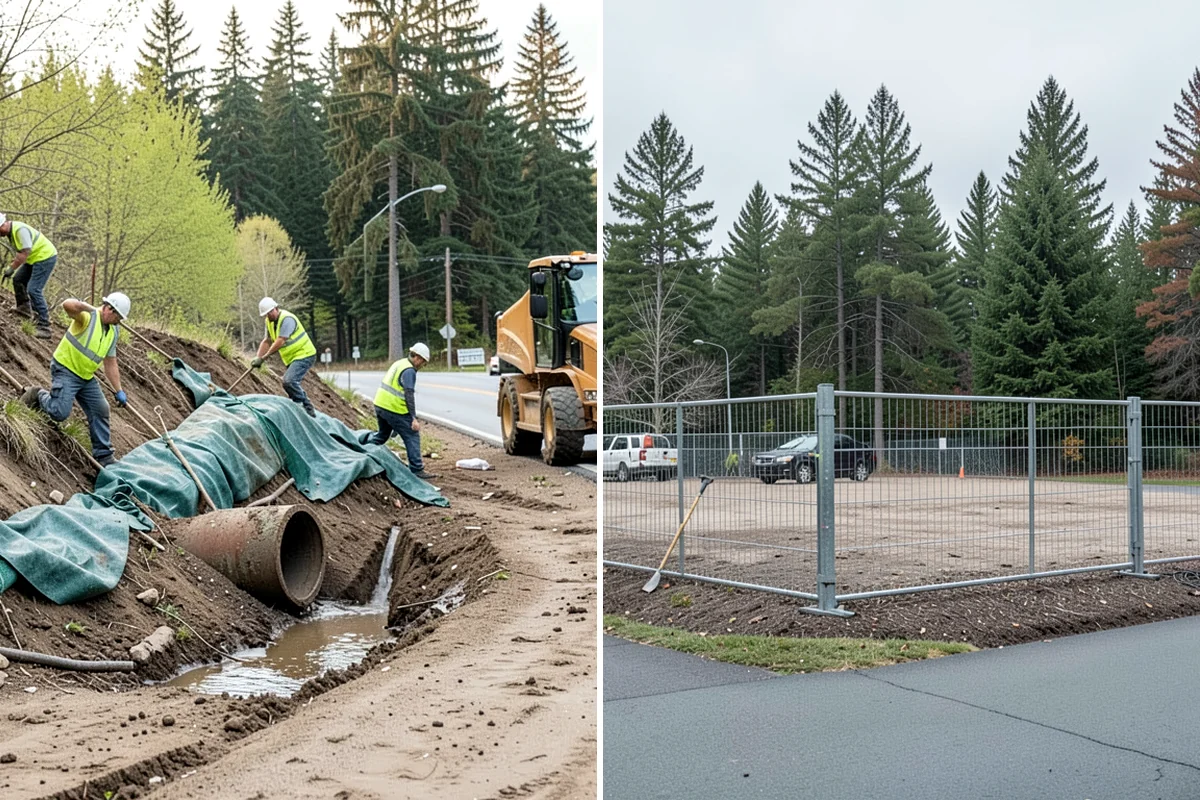 Memorial Tree Planting in Sedro-Woolley, Skagit County, WA - Species and location selection with staff and donor