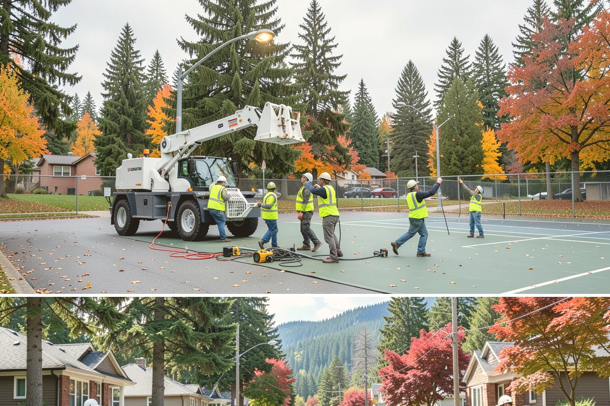 Meter Box Maintenance in Hunts Point, King County, WA - Meter box maintenance runs year-round, with grade and paving-related resets favored in drier conditions.
