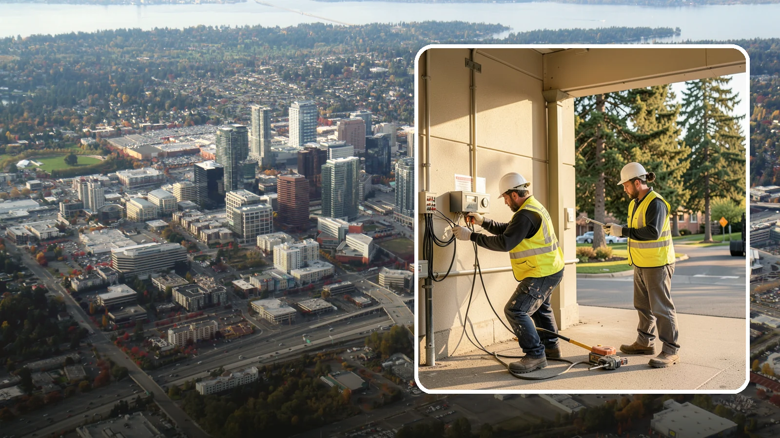Minor Electrical Repairs in Bellevue, King County, WA - Address failed lighting, outlets, and circuits in public buildings safely and to code with licensed electricians.