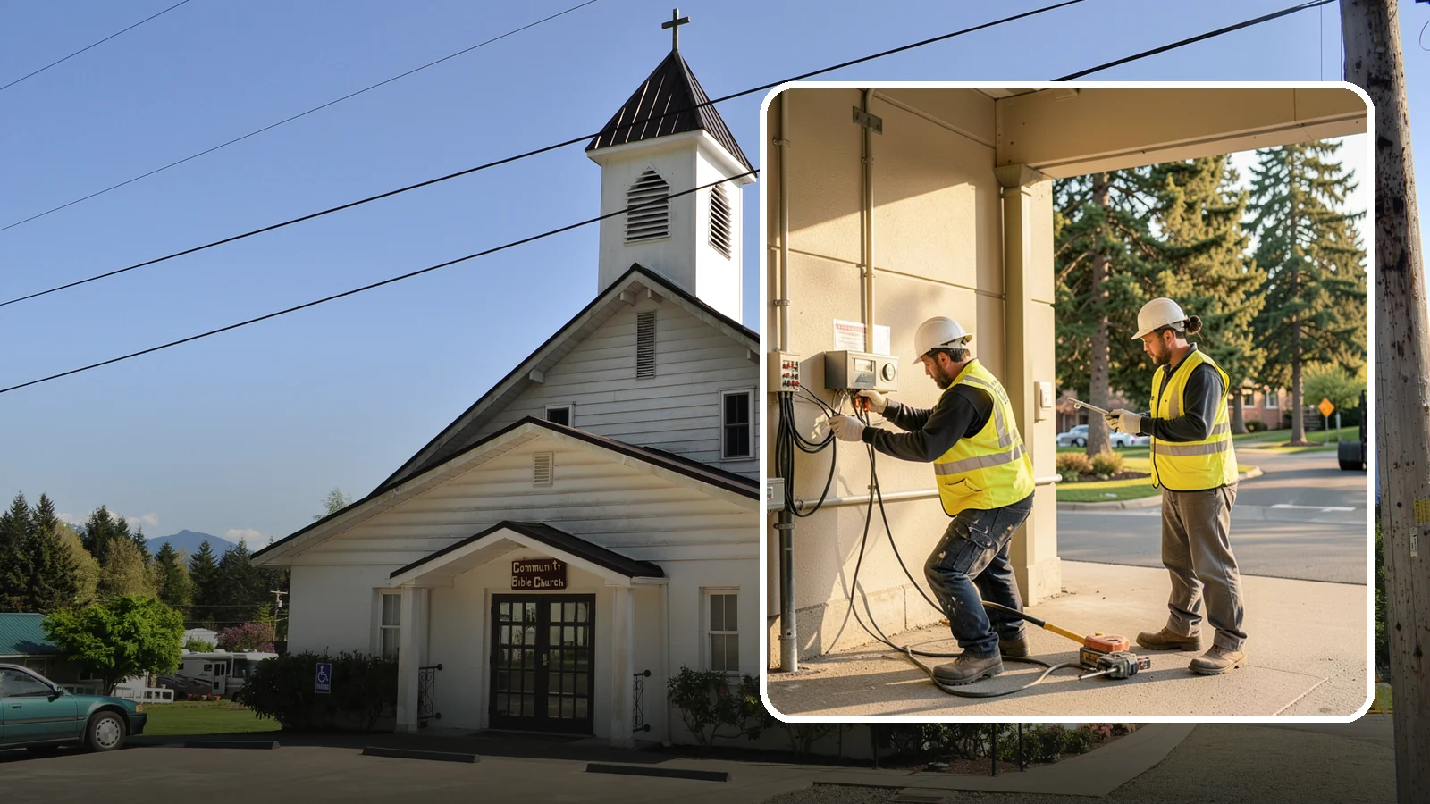Minor Electrical Repairs in Concrete, Skagit County, WA - Address failed lighting, outlets, and circuits in public buildings safely and to code with licensed electricians.