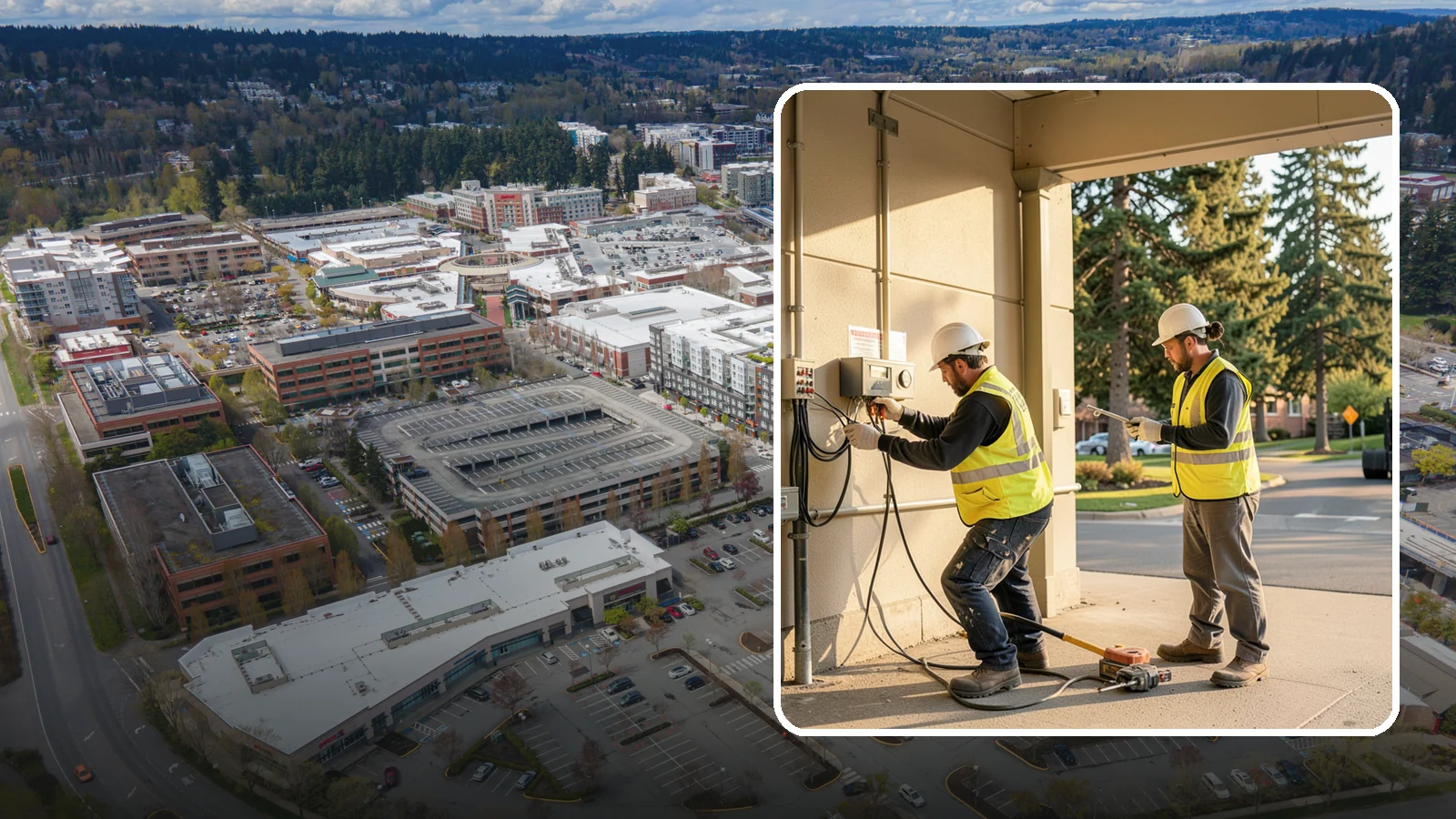 Minor Electrical Repairs in Redmond, King County, WA - Address failed lighting, outlets, and circuits in public buildings safely and to code with licensed electricians.