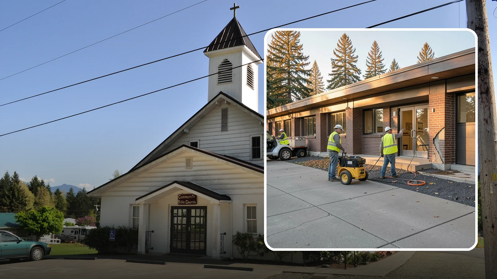 Minor Exterior Repairs in Concrete, Skagit County, WA - Small-scale exterior repairs that address wear and damage before it escalates at public buildings.