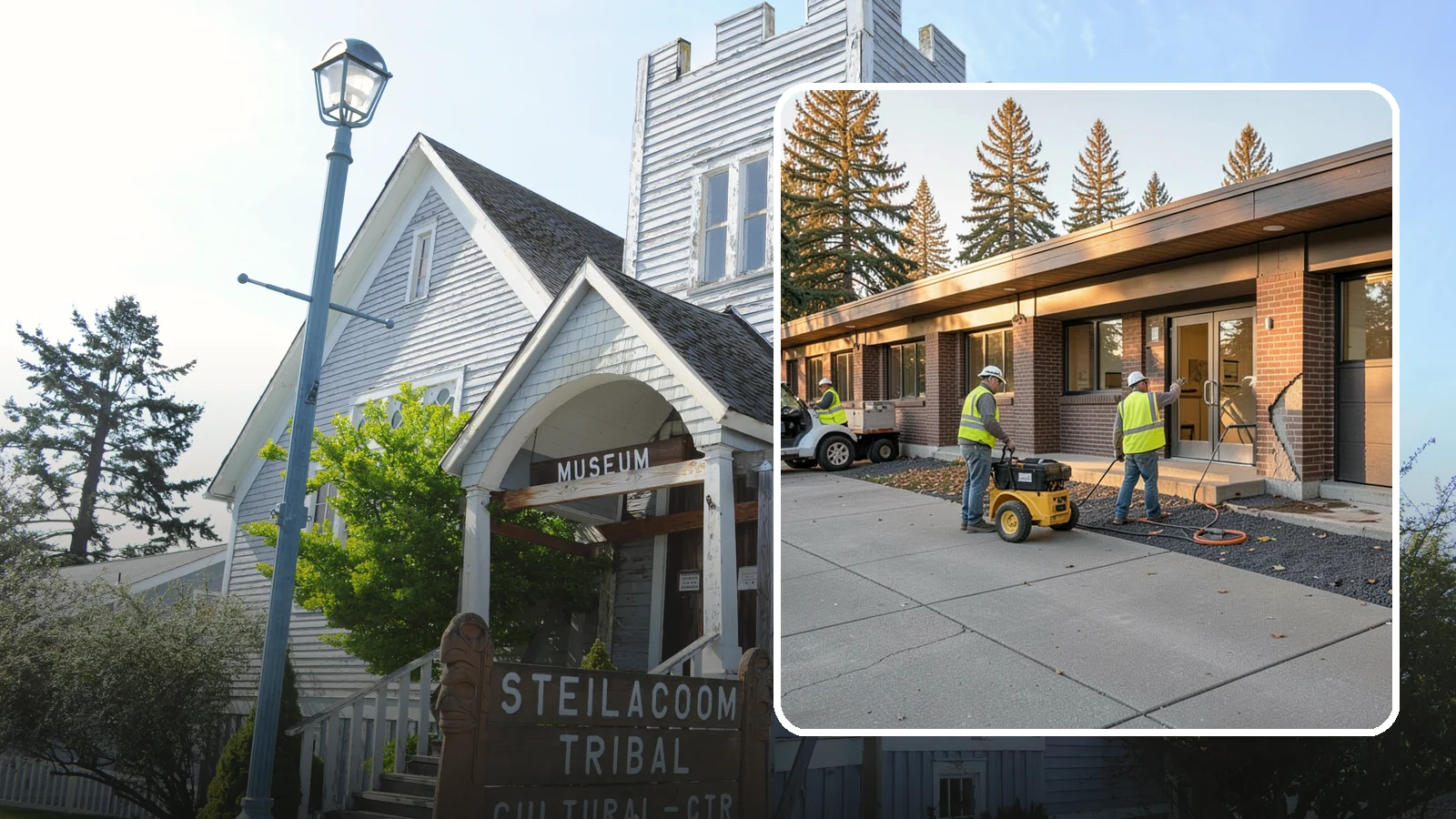 Minor Exterior Repairs in Steilacoom, Pierce County, WA - Small-scale exterior repairs that address wear and damage before it escalates at public buildings.