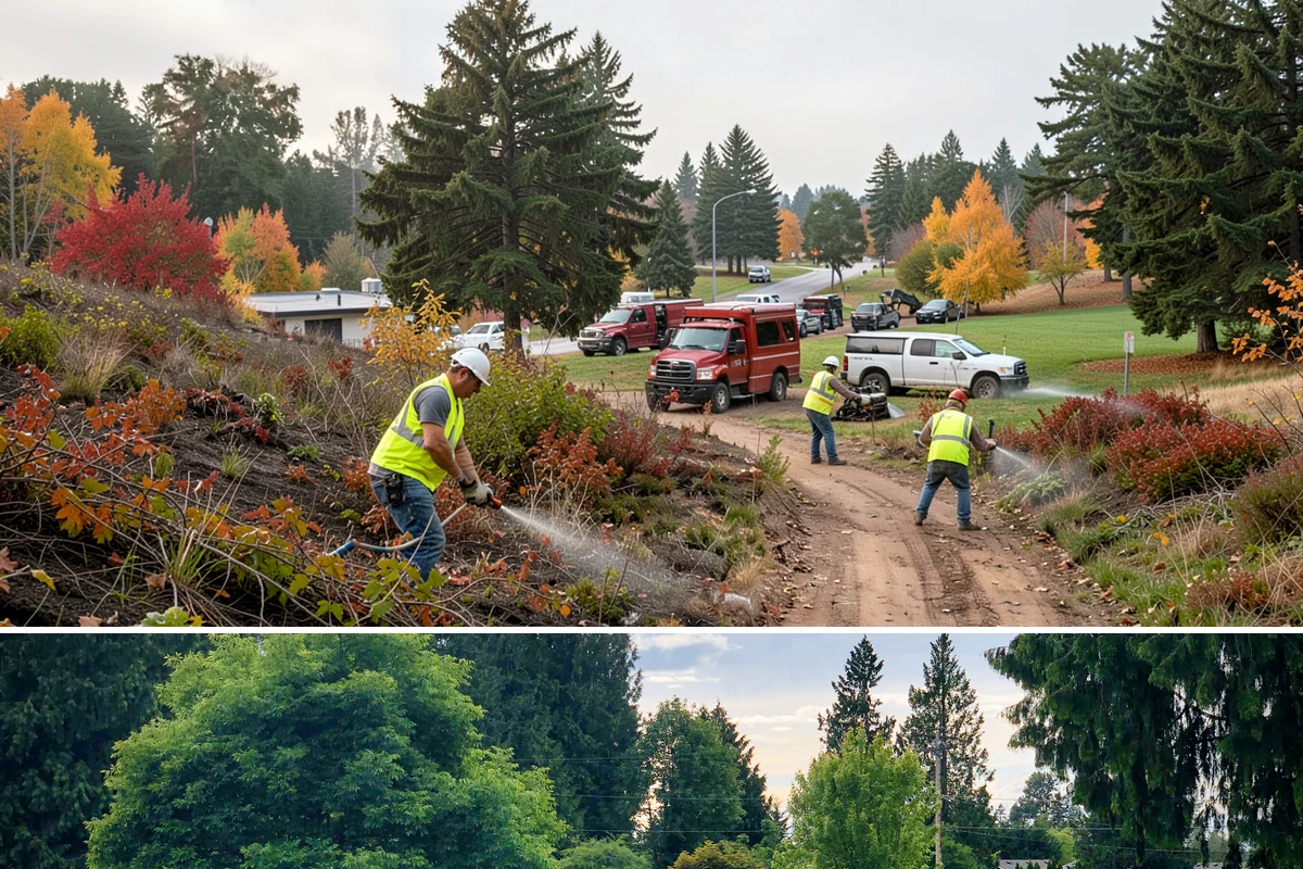 Mosquito Abatement in Bonney Lake, Pierce County, WA - Treatment ramps up from late spring through summer when warm standing water drives mosquito breeding.