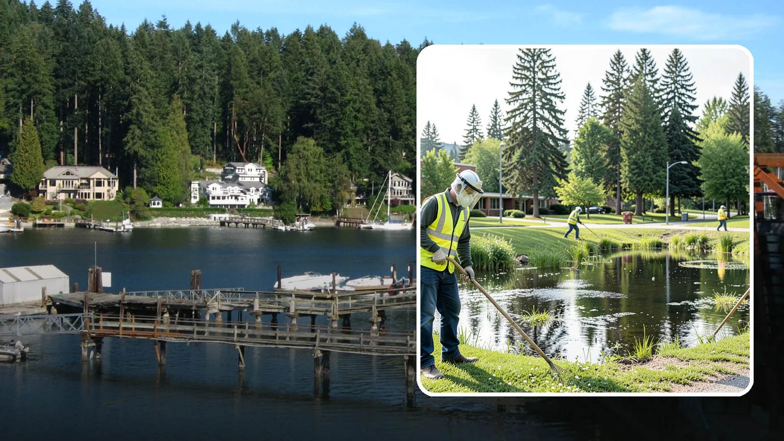 Mosquito Abatement in Gig Harbor, Pierce County, WA - Mosquito abatement that reduces breeding and biting pressure around public water features and open space.
