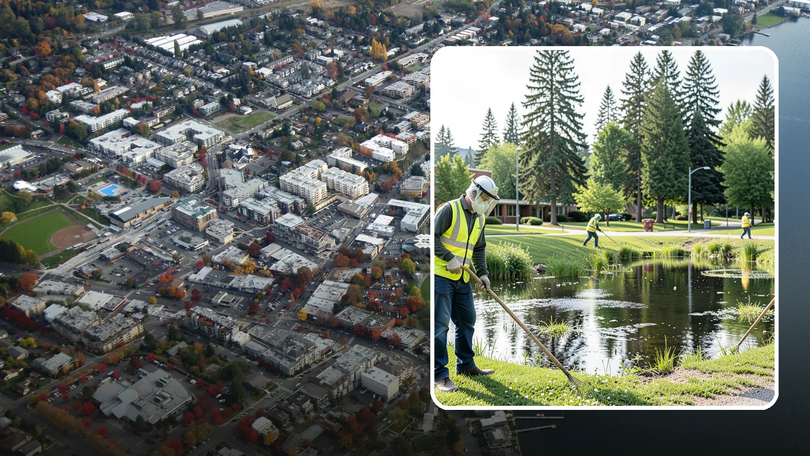 Mosquito Abatement in Kirkland, King County, WA - Mosquito abatement that reduces breeding and biting pressure around public water features and open space.