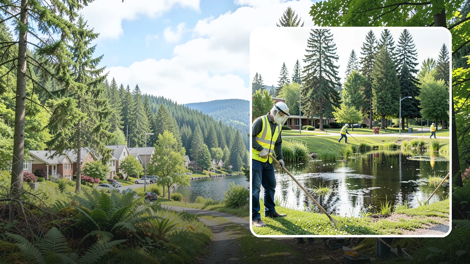 Mosquito Abatement in Lake Forest Park, King County, WA - Mosquito abatement that reduces breeding and biting pressure around public water features and open space.