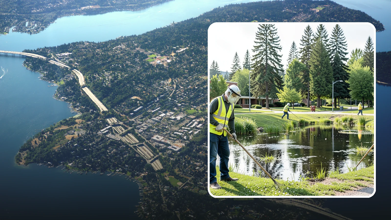 Mosquito Abatement in Mercer Island, King County, WA - Mosquito abatement that reduces breeding and biting pressure around public water features and open space.