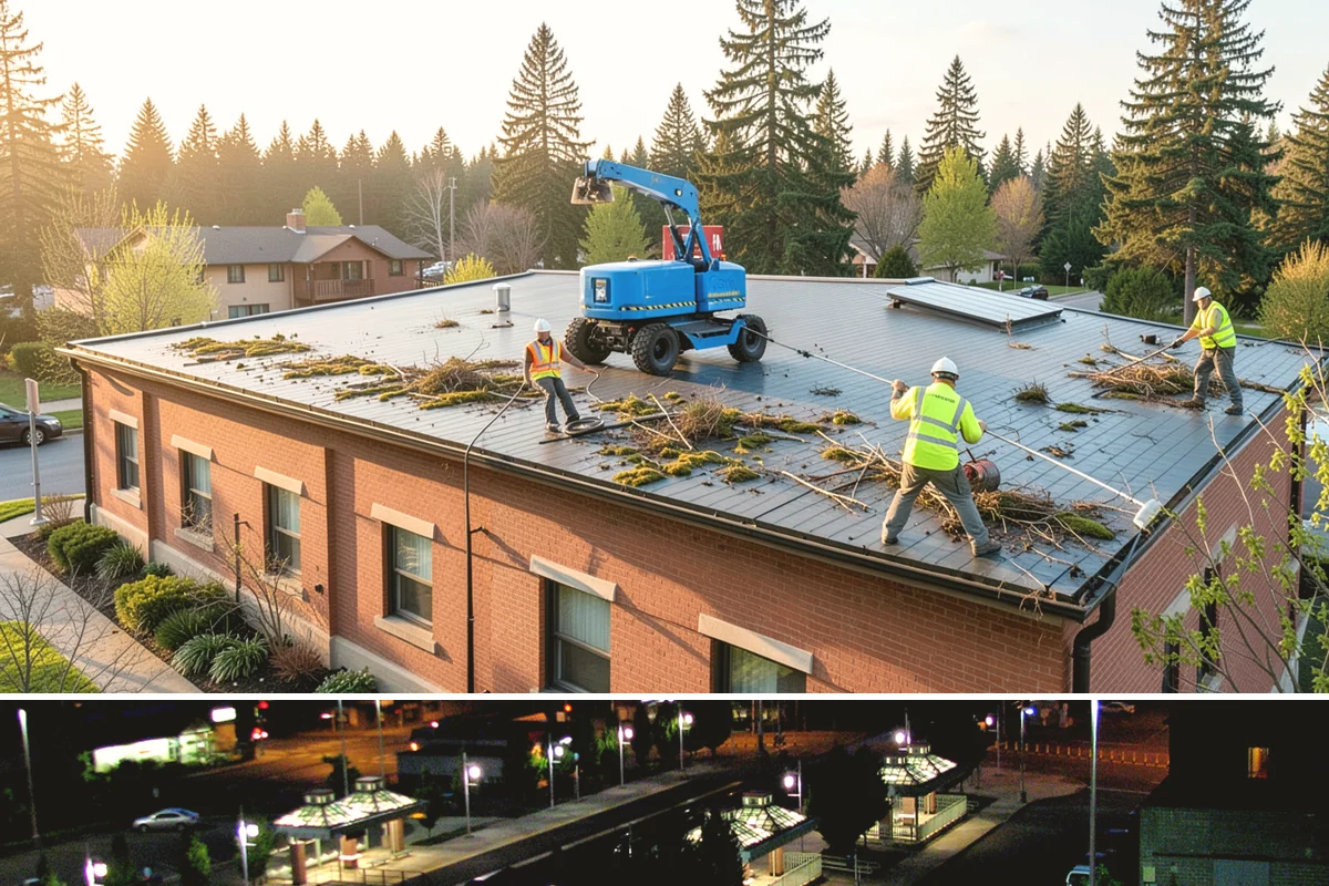 Mower Fleet Servicing in Auburn, King County, WA - The heaviest servicing happens in late winter and early spring to ready the fleet before growth accelerates.