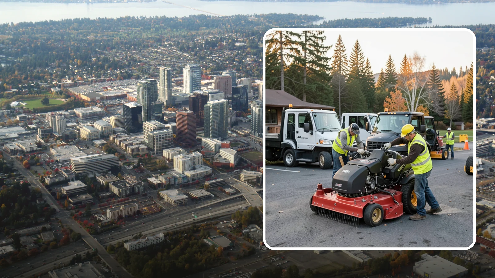 Mower Fleet Servicing in Bellevue, King County, WA - Blade, deck, and engine service that keeps a mowing fleet cutting cleanly all season.