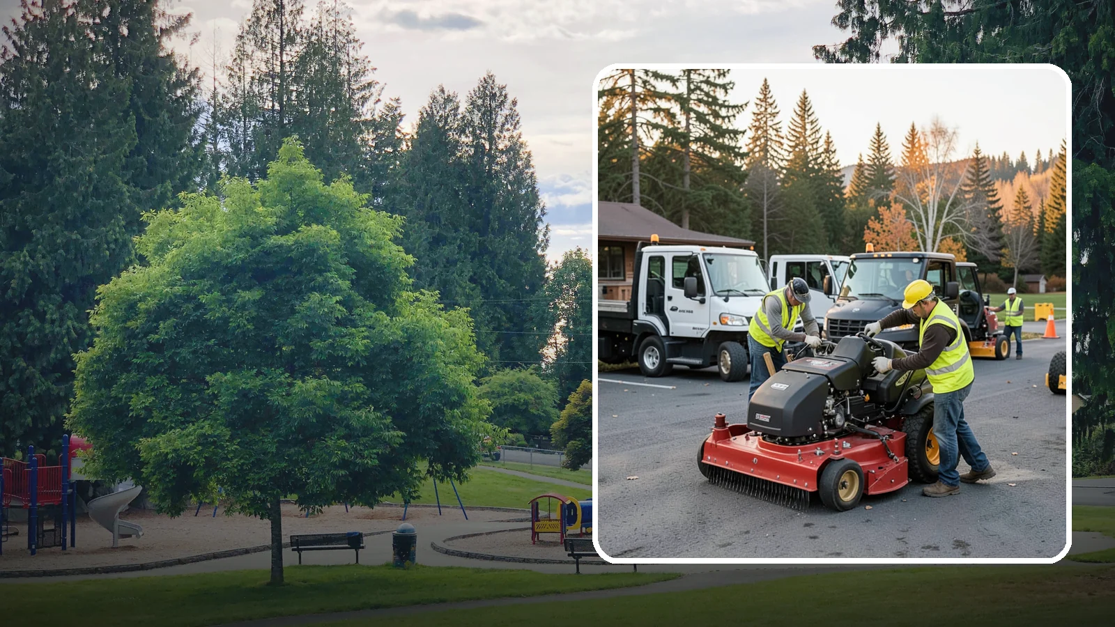 Mower Fleet Servicing in Bonney Lake, Pierce County, WA - Blade, deck, and engine service that keeps a mowing fleet cutting cleanly all season.