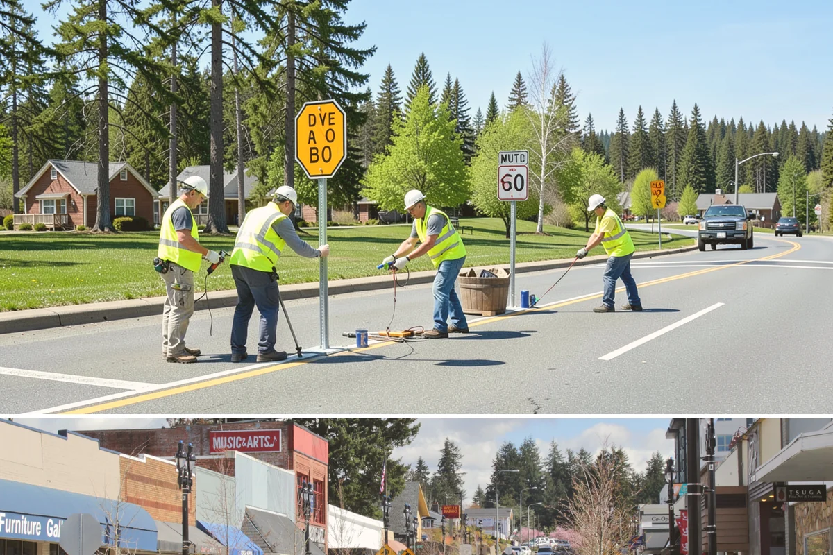 Mower Fleet Servicing in Bothell, King County, WA - The heaviest servicing happens in late winter and early spring to ready the fleet before growth accelerates.