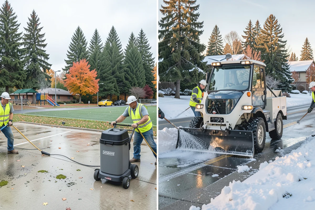 Mower Fleet Servicing in Buckley, Pierce County, WA - Collect the mower fleet for inspection