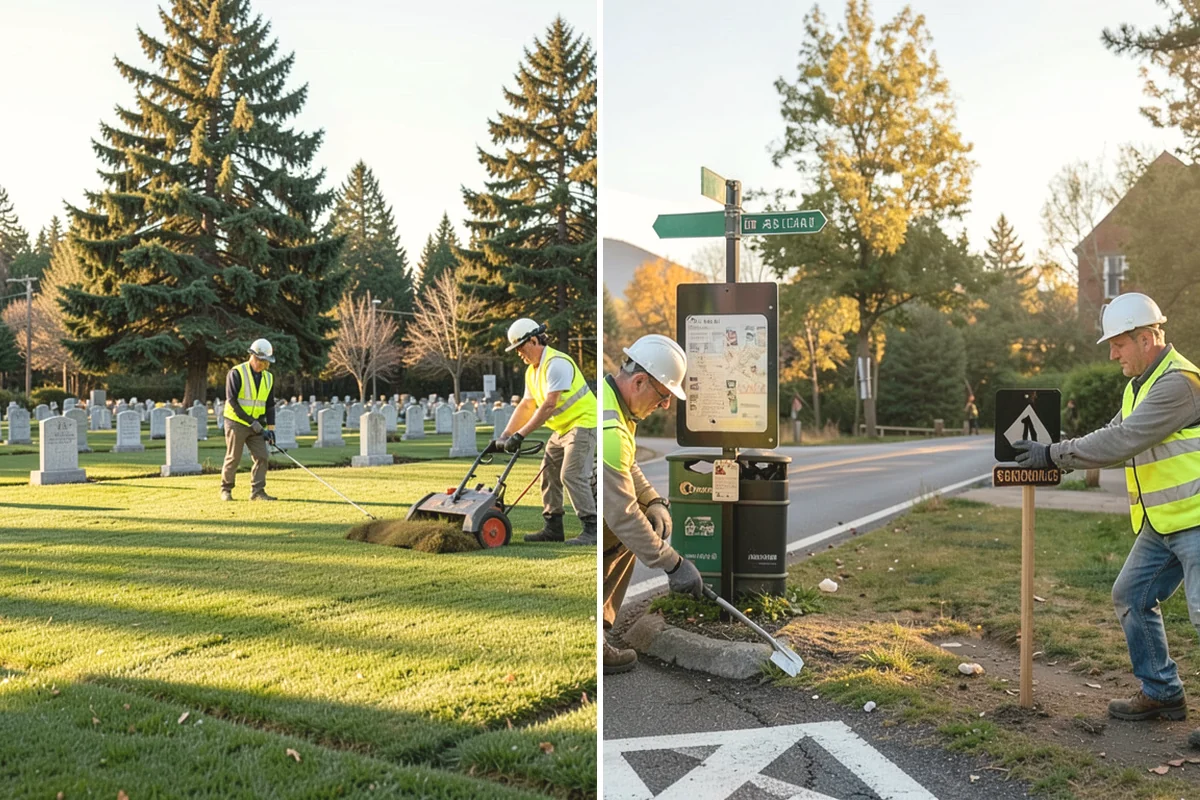 Mower Fleet Servicing in Carnation, King County, WA - Collect the mower fleet for inspection