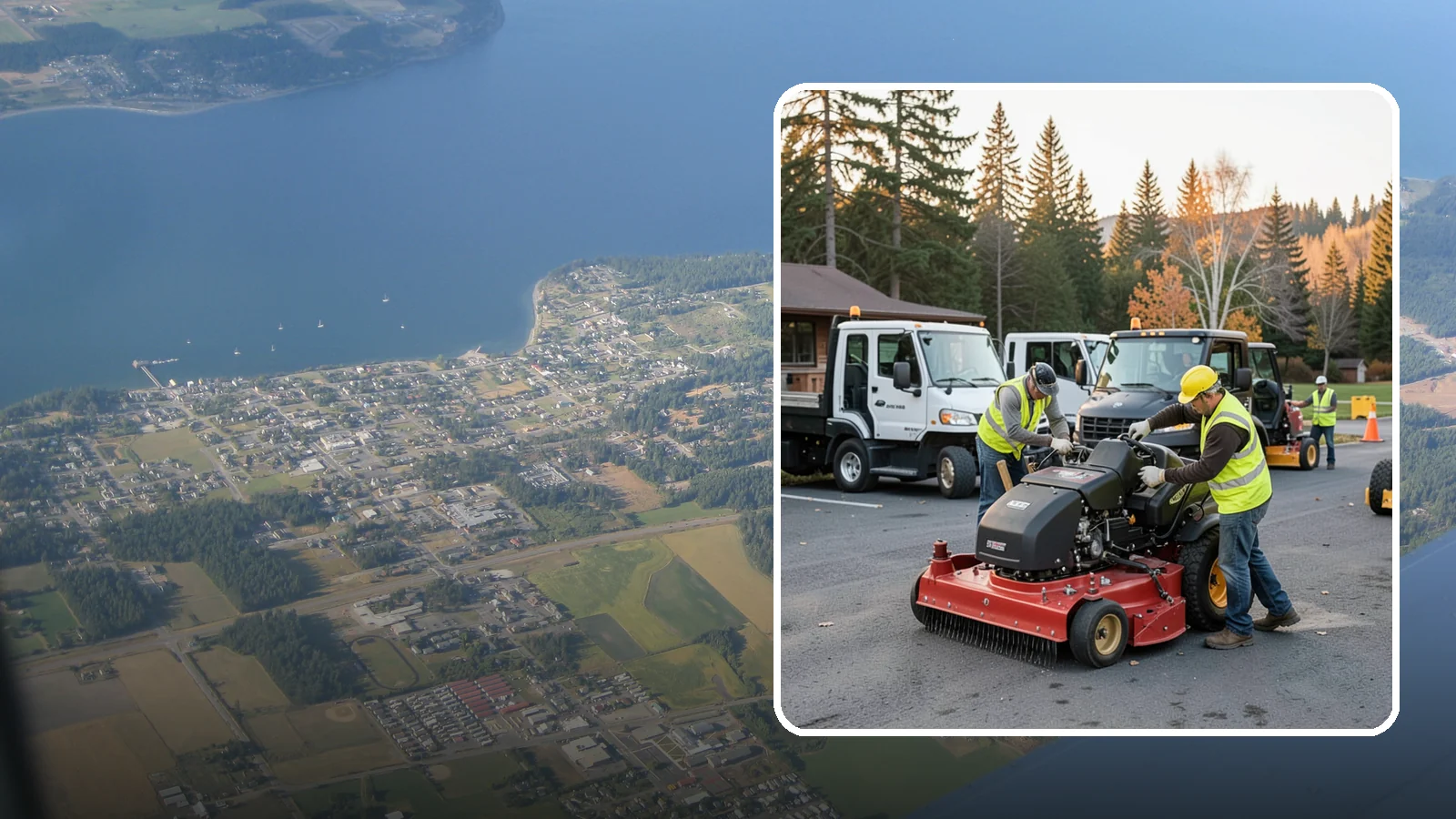 Mower Fleet Servicing in Coupeville, Island County, WA - Blade, deck, and engine service that keeps a mowing fleet cutting cleanly all season.