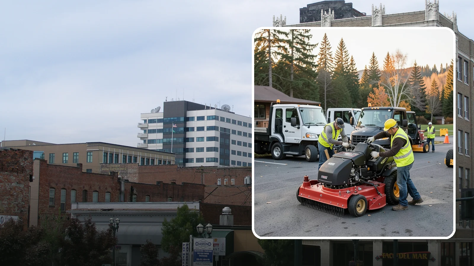 Mower Fleet Servicing in Everett, Snohomish County, WA - Blade, deck, and engine service that keeps a mowing fleet cutting cleanly all season.