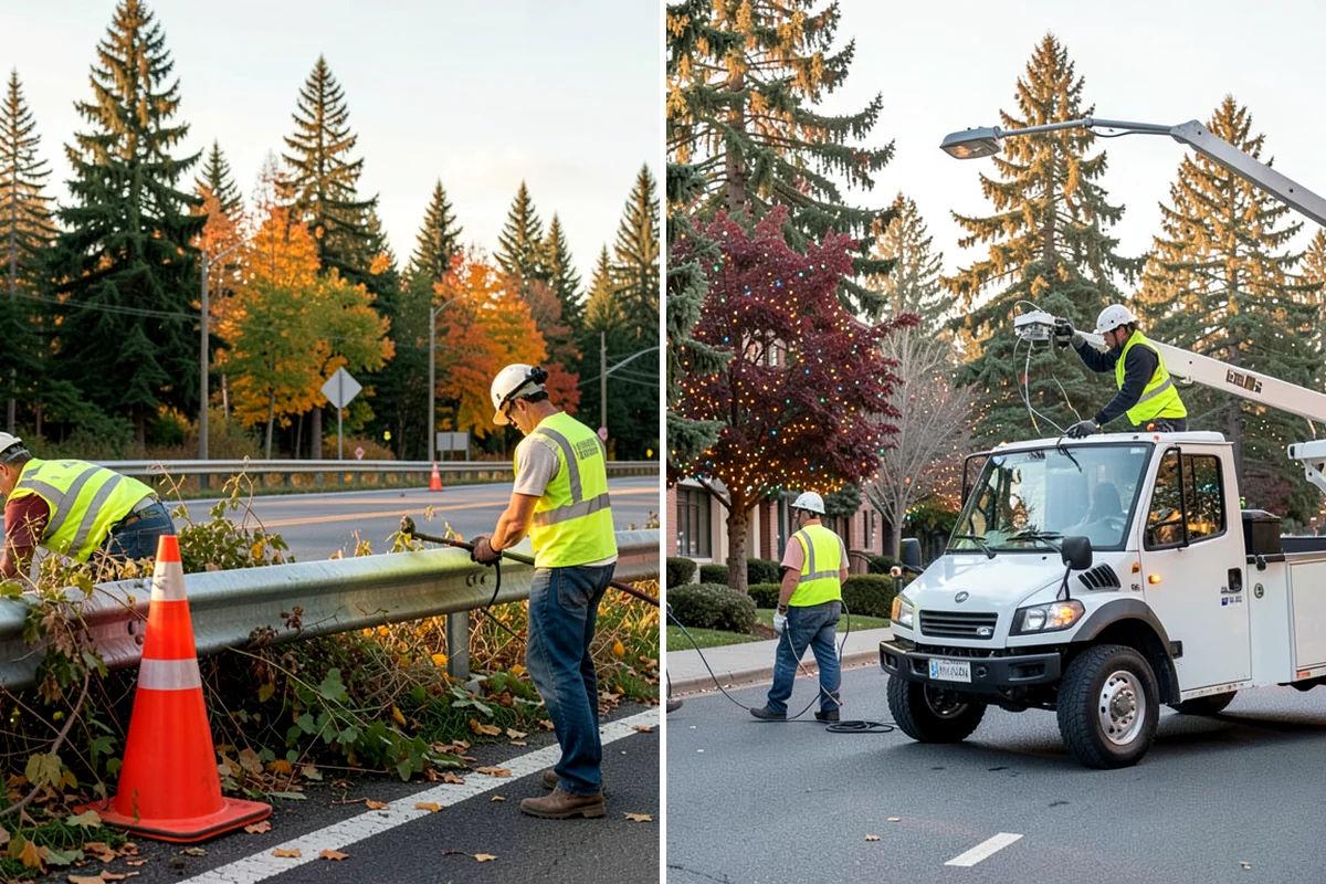 Mower Fleet Servicing in Federal Way, King County, WA - Collect the mower fleet for inspection