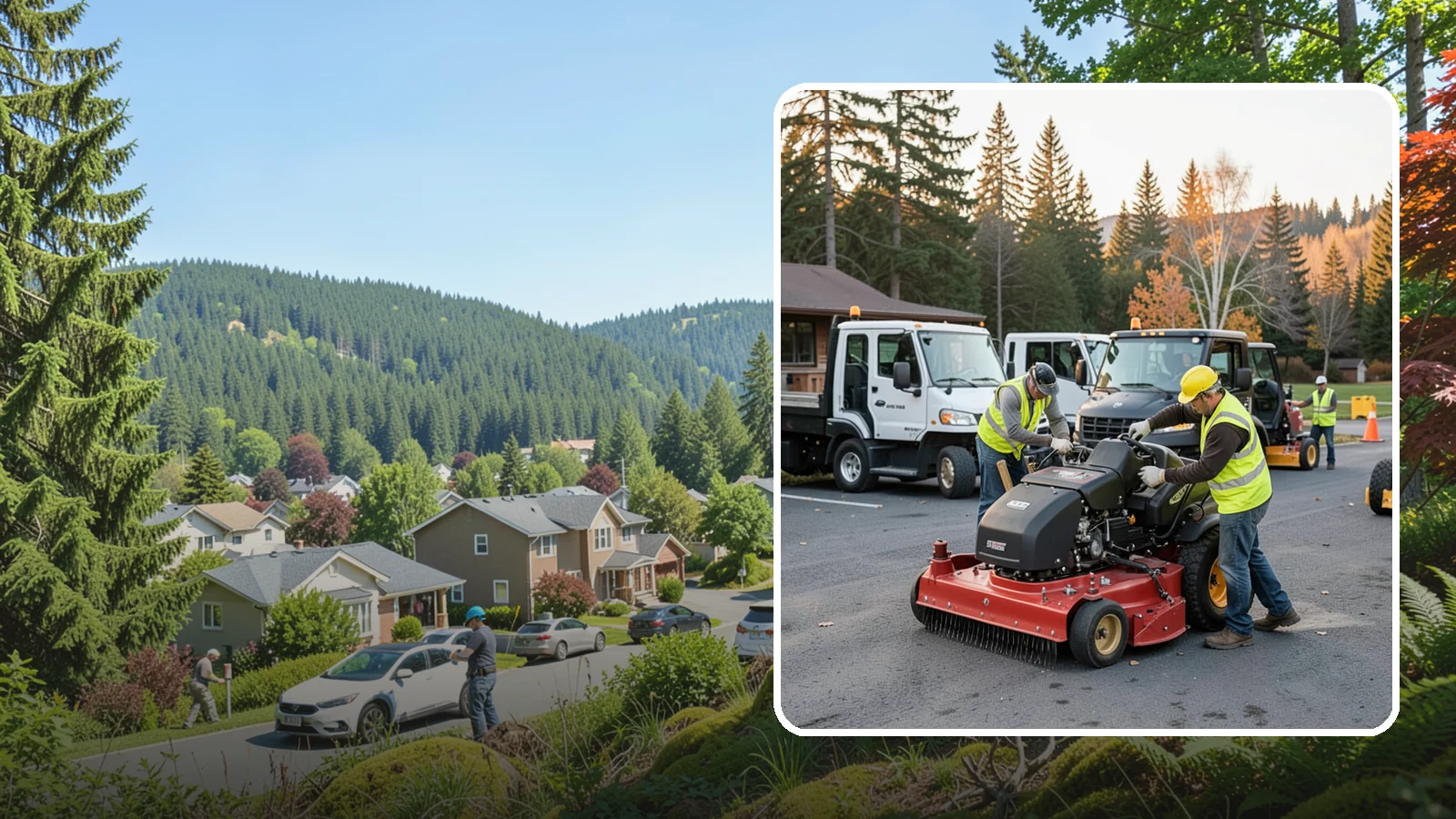 Mower Fleet Servicing in Index, Snohomish County, WA - Blade, deck, and engine service that keeps a mowing fleet cutting cleanly all season.