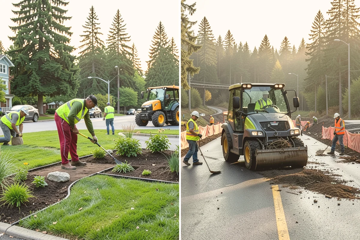 Mower Fleet Servicing in Index, Snohomish County, WA - Collect the mower fleet for inspection