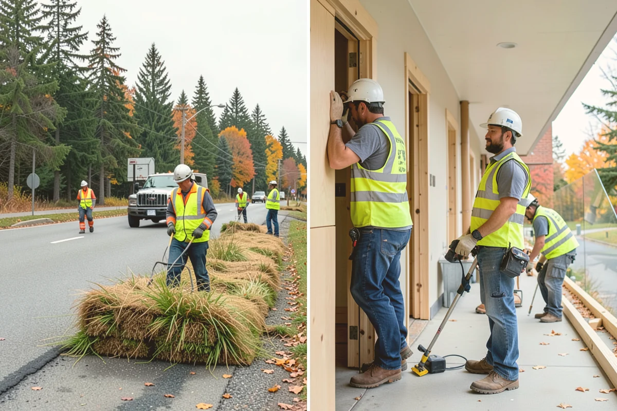 Mower Fleet Servicing in Kent, King County, WA - Collect the mower fleet for inspection