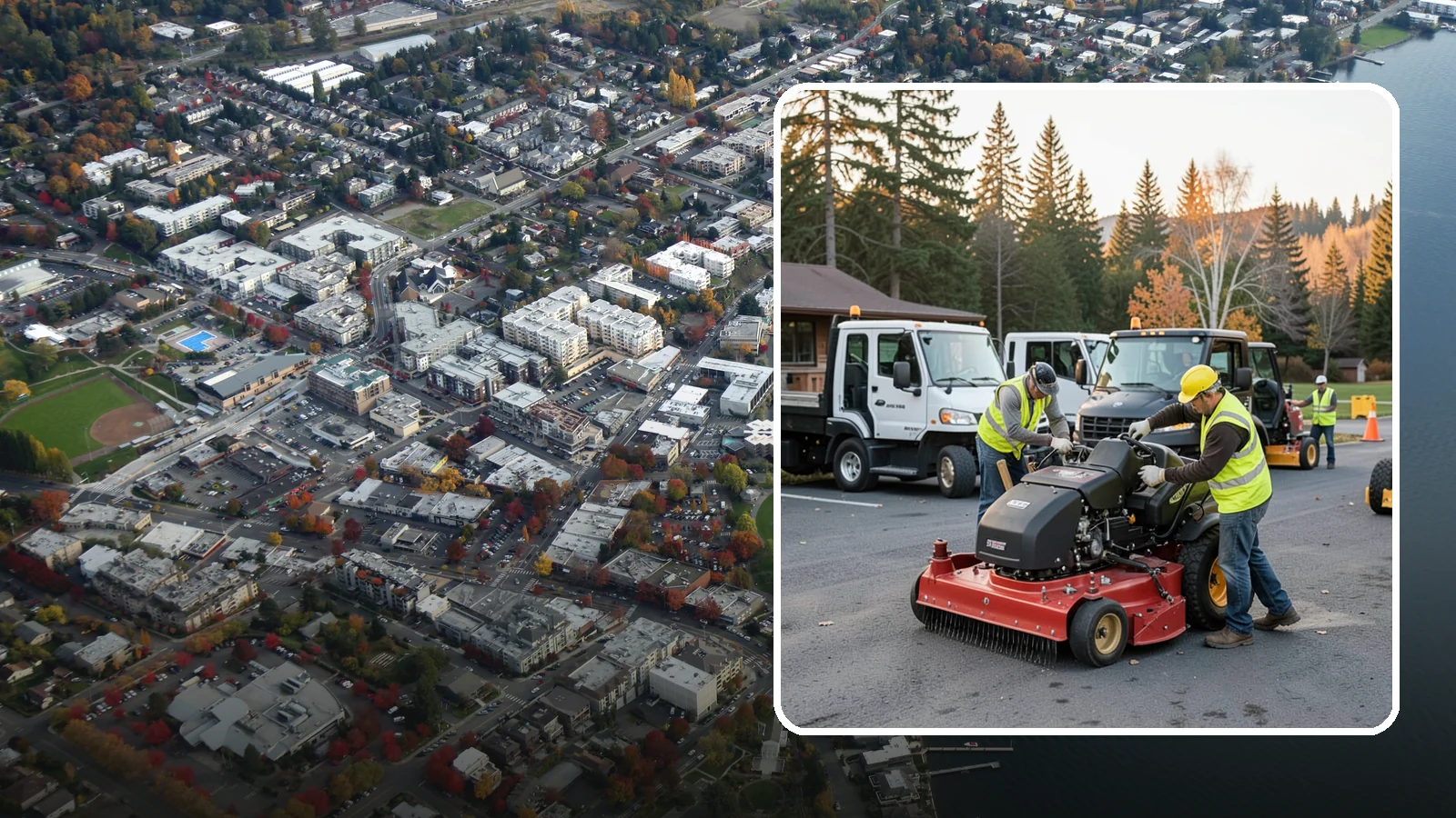 Mower Fleet Servicing in Kirkland, King County, WA - Blade, deck, and engine service that keeps a mowing fleet cutting cleanly all season.