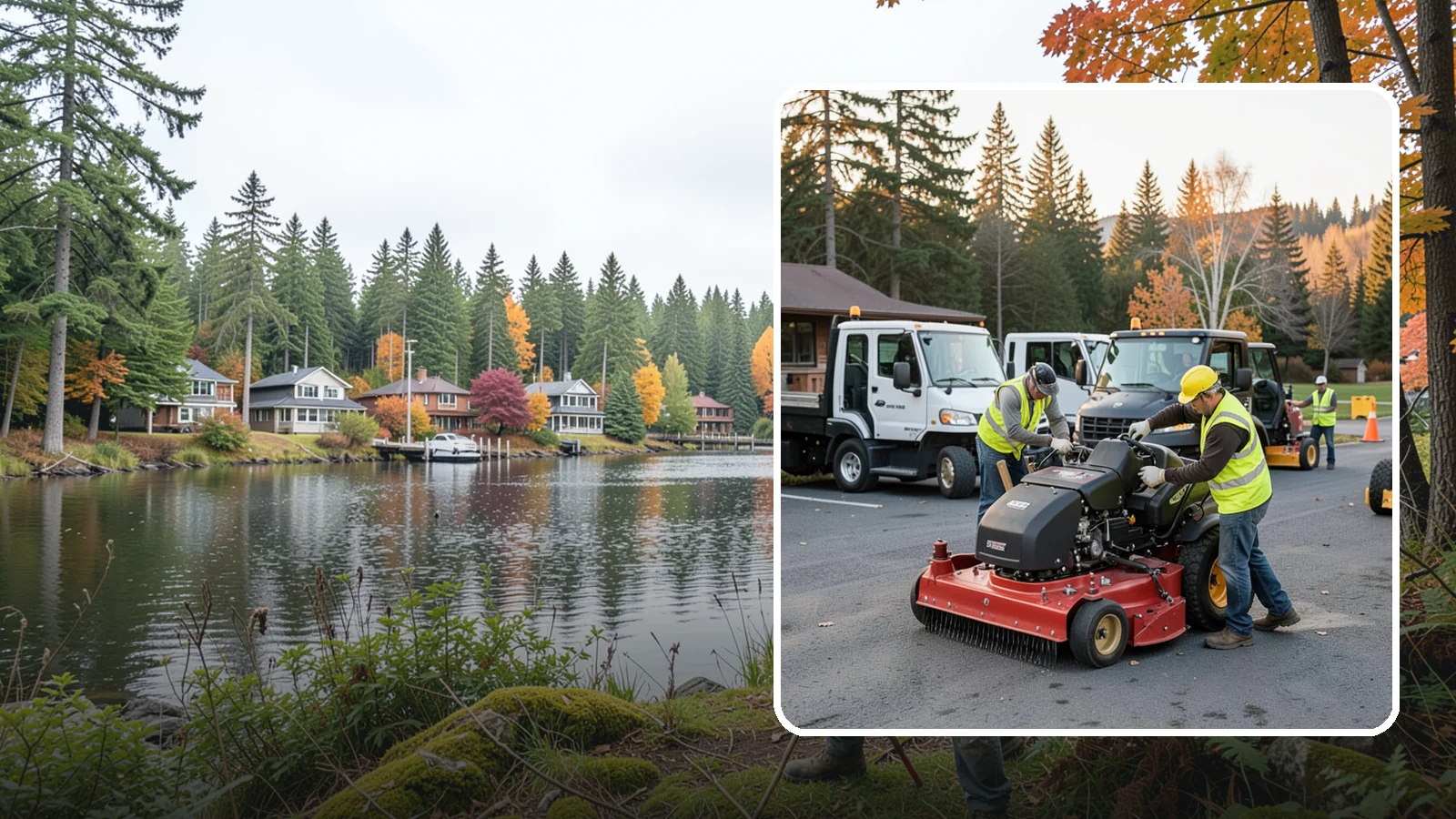 Mower Fleet Servicing in La Conner, Skagit County, WA - Blade, deck, and engine service that keeps a mowing fleet cutting cleanly all season.