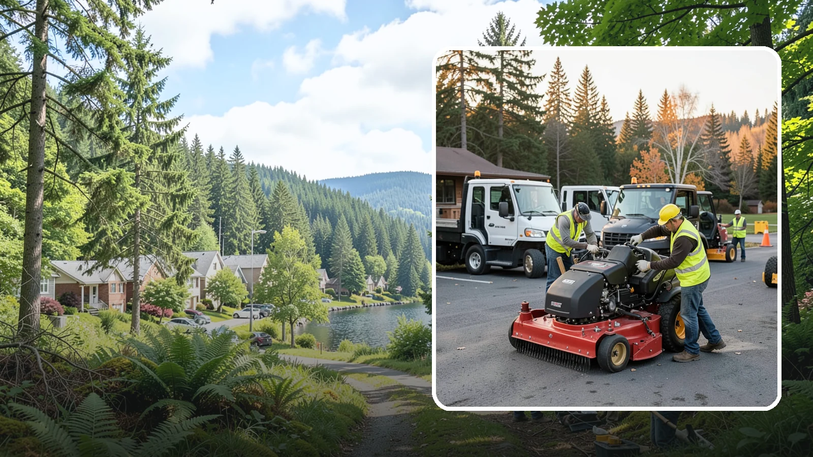 Mower Fleet Servicing in Lake Forest Park, King County, WA - Blade, deck, and engine service that keeps a mowing fleet cutting cleanly all season.