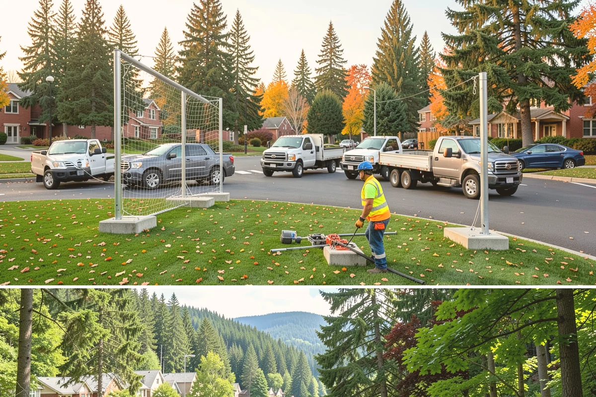 Mower Fleet Servicing in Lake Forest Park, King County, WA - The heaviest servicing happens in late winter and early spring to ready the fleet before growth accelerates.