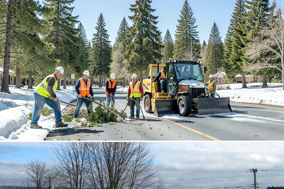 Mower Fleet Servicing in Langley, Island County, WA - The heaviest servicing happens in late winter and early spring to ready the fleet before growth accelerates.