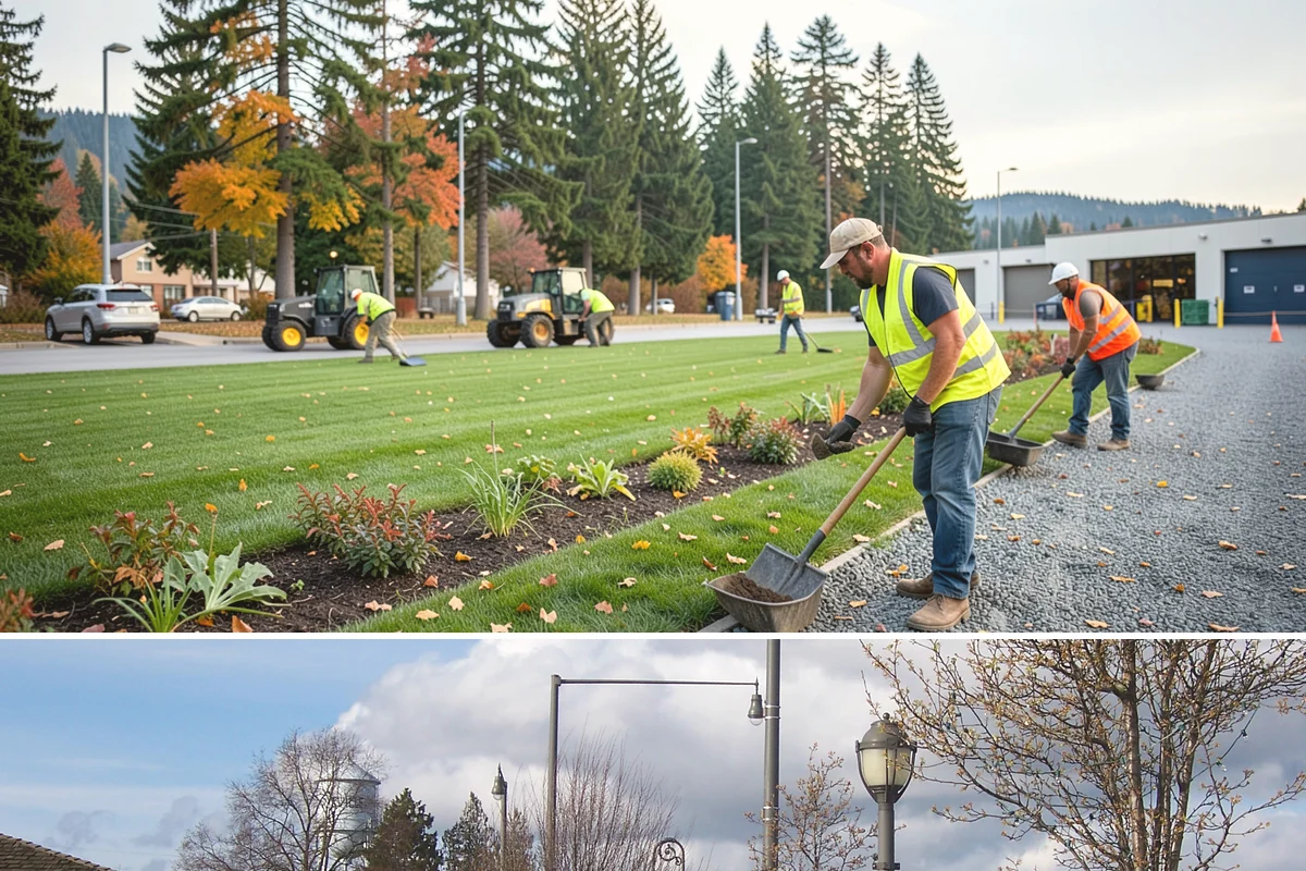 Mower Fleet Servicing in Marysville, Snohomish County, WA - The heaviest servicing happens in late winter and early spring to ready the fleet before growth accelerates.