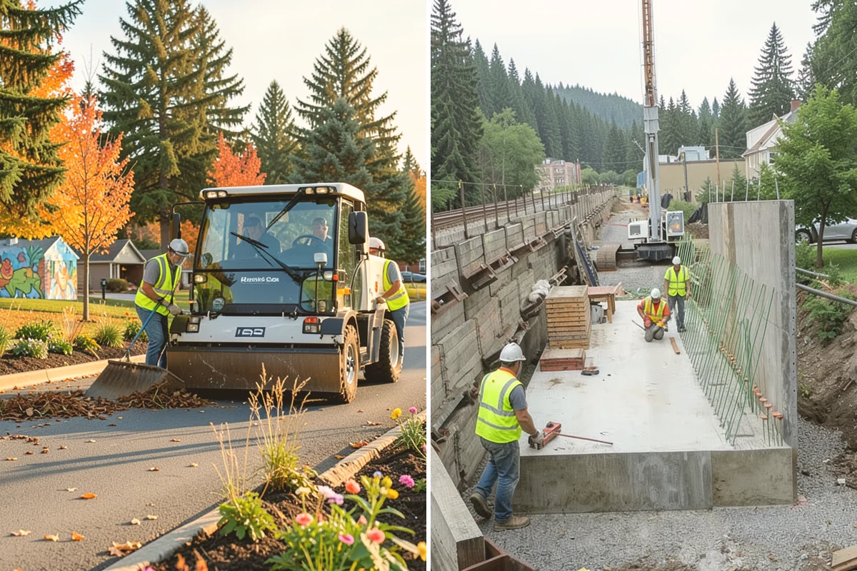 Mower Fleet Servicing in Newcastle, King County, WA - Collect the mower fleet for inspection