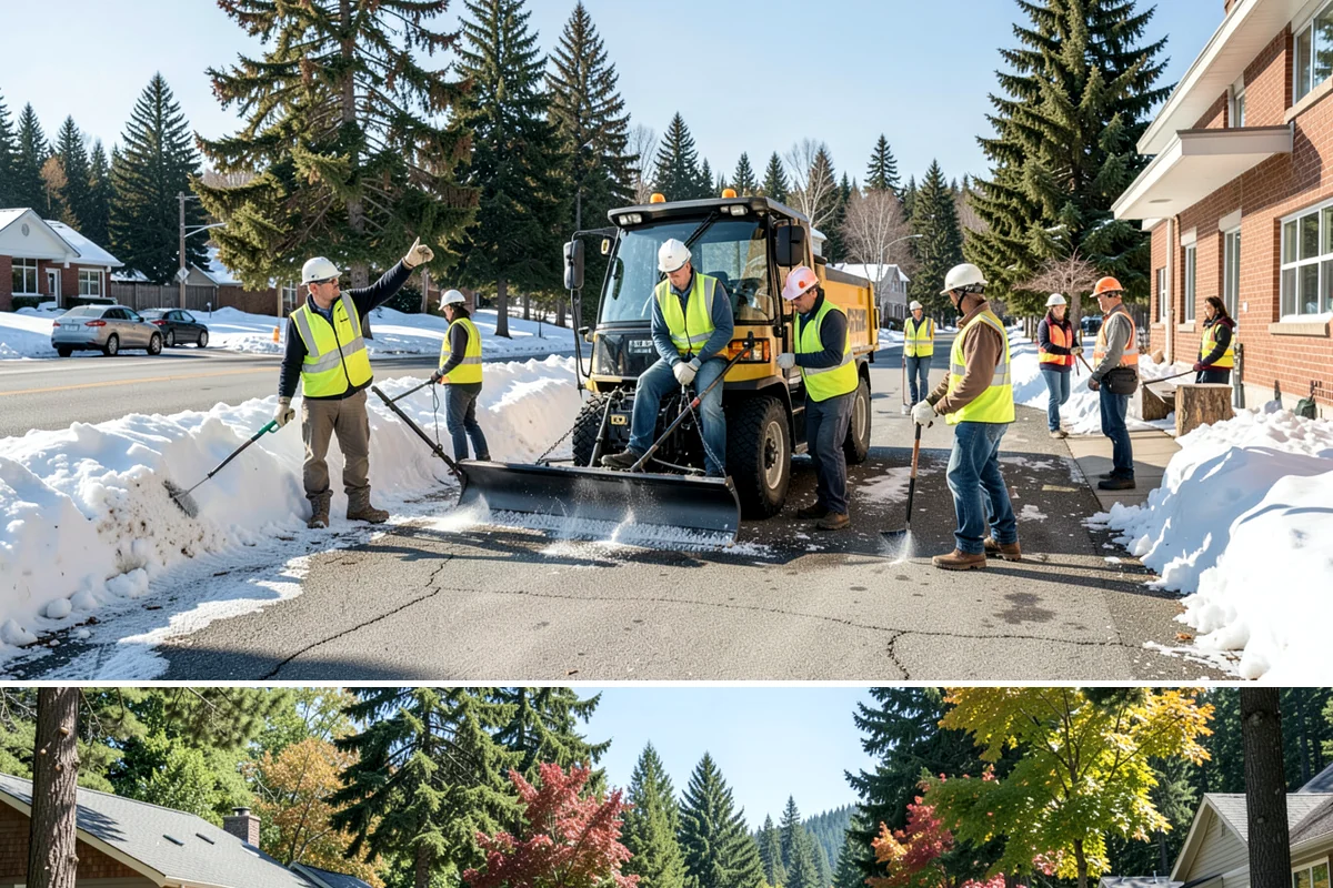 Mower Fleet Servicing in Orting, Pierce County, WA - The heaviest servicing happens in late winter and early spring to ready the fleet before growth accelerates.