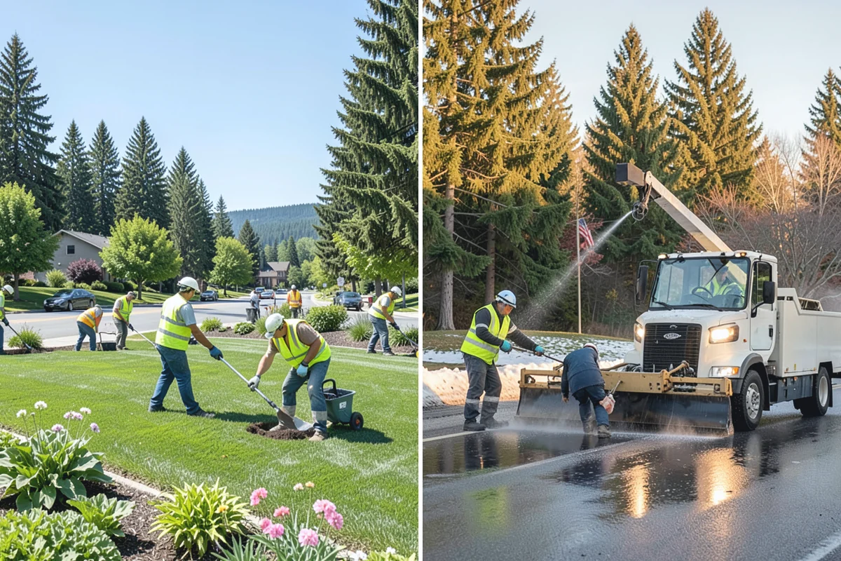 Mower Fleet Servicing in Renton, King County, WA - Collect the mower fleet for inspection