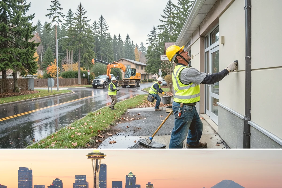 Mower Fleet Servicing in Seattle, King County, WA - The heaviest servicing happens in late winter and early spring to ready the fleet before growth accelerates.
