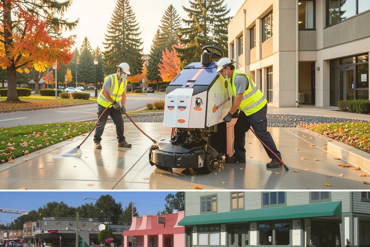 Mower Fleet Servicing in Snoqualmie, King County, WA - The heaviest servicing happens in late winter and early spring to ready the fleet before growth accelerates.