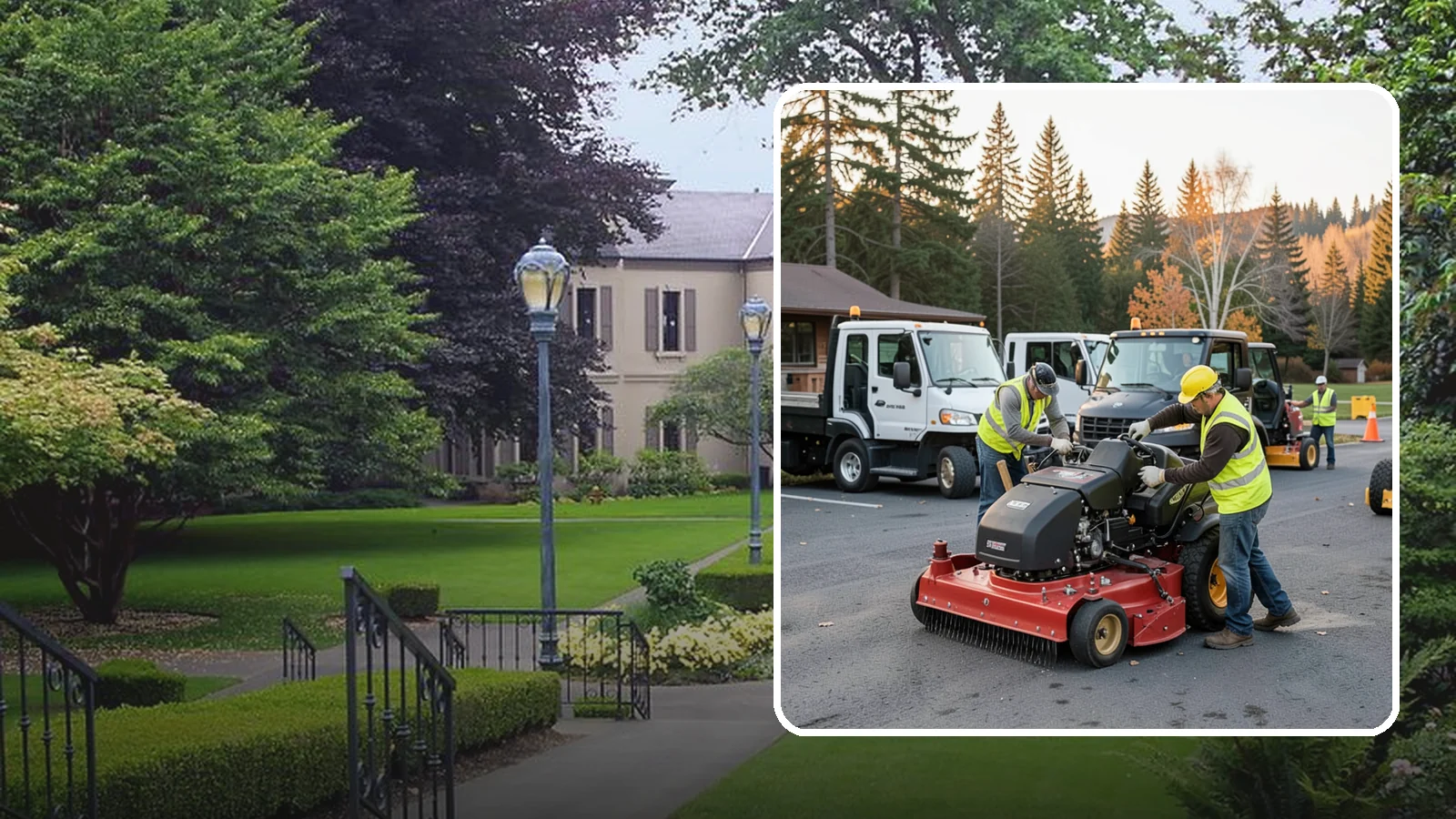 Mower Fleet Servicing in Woodinville, King County, WA - Blade, deck, and engine service that keeps a mowing fleet cutting cleanly all season.