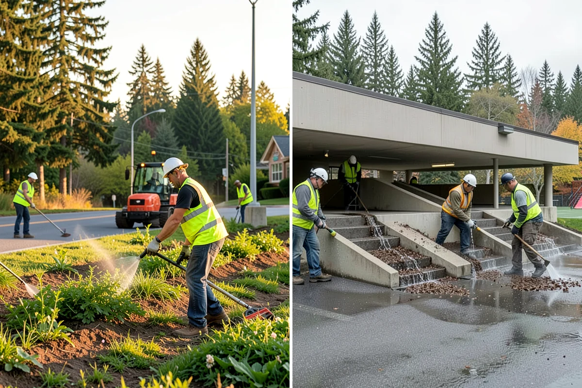 Mulch Installation in Arlington, Snohomish County, WA - Prep beds by edging, weeding, and clearing debris