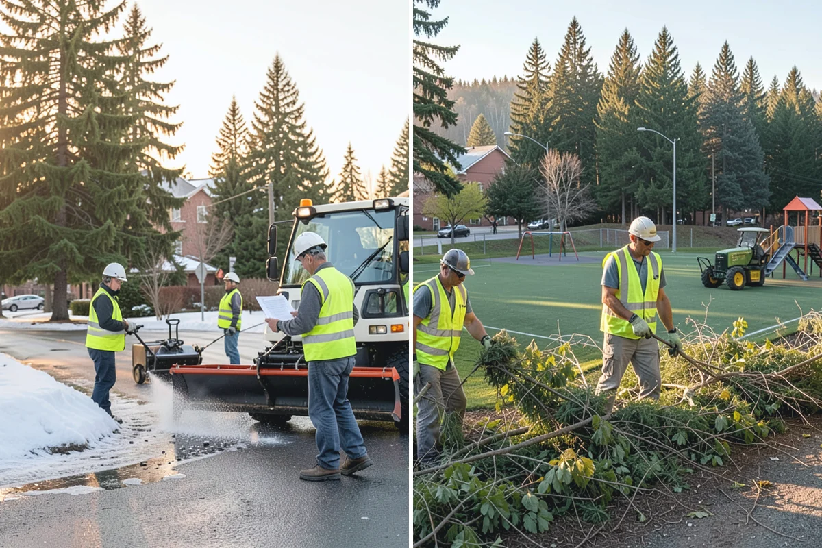 Mulch Installation in Bonney Lake, Pierce County, WA - Prep beds by edging, weeding, and clearing debris