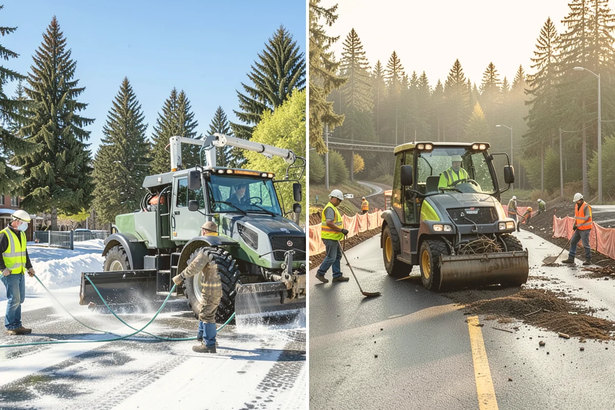 Mulch Installation in Bothell, King County, WA - Prep beds by edging, weeding, and clearing debris