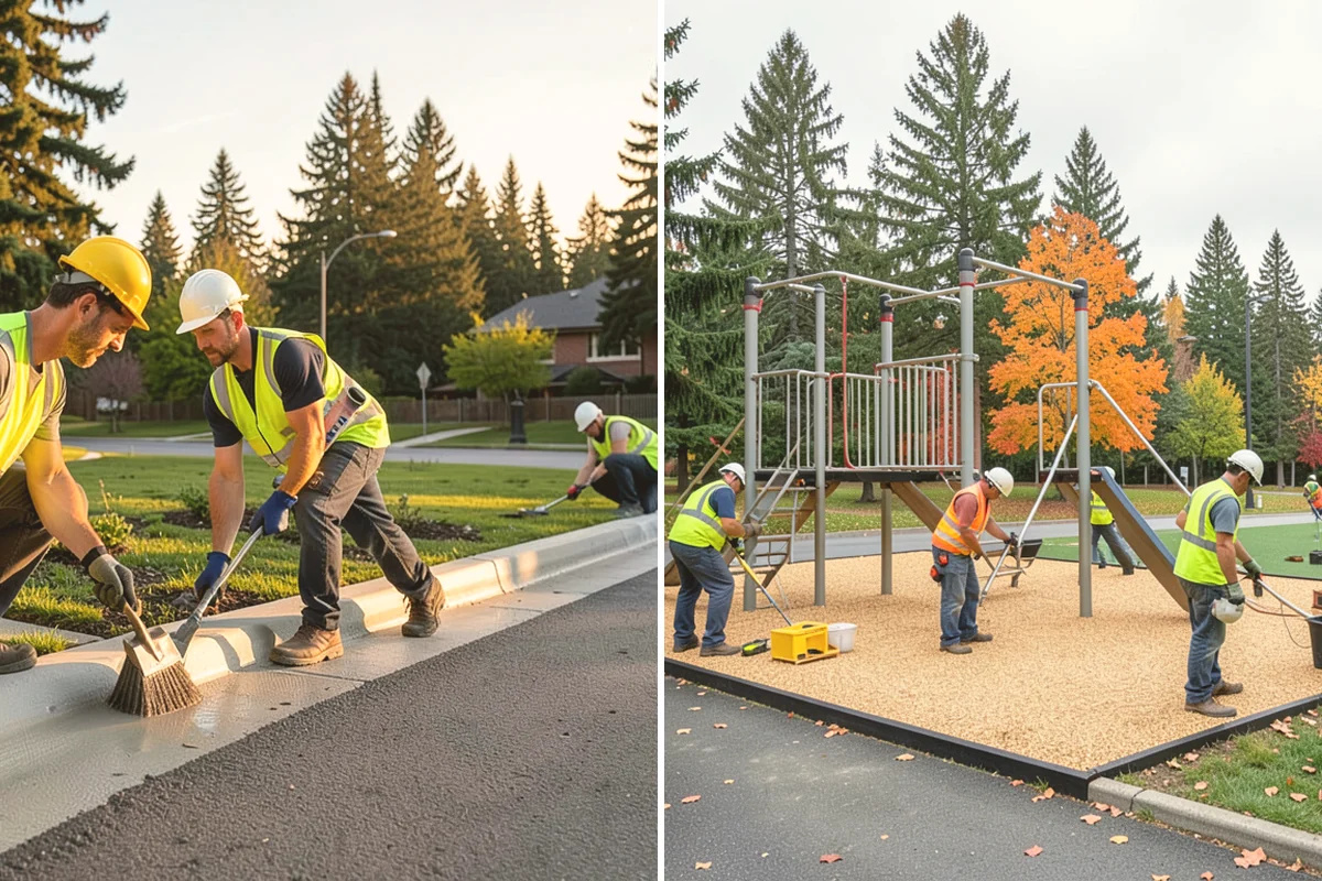 Mulch Installation in Brier, Snohomish County, WA - Prep beds by edging, weeding, and clearing debris