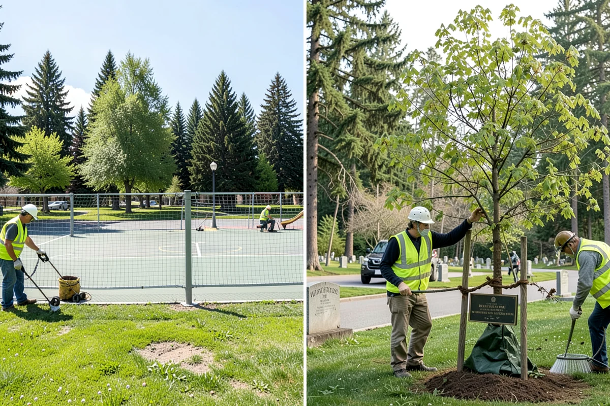 Mulch Installation in Clyde Hill, King County, WA - Prep beds by edging, weeding, and clearing debris