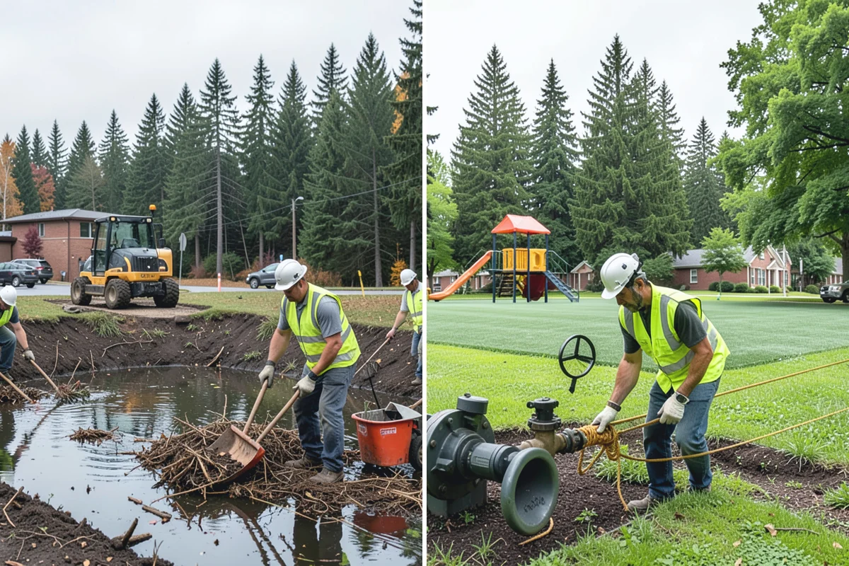 Mulch Installation in Des Moines, King County, WA - Prep beds by edging, weeding, and clearing debris