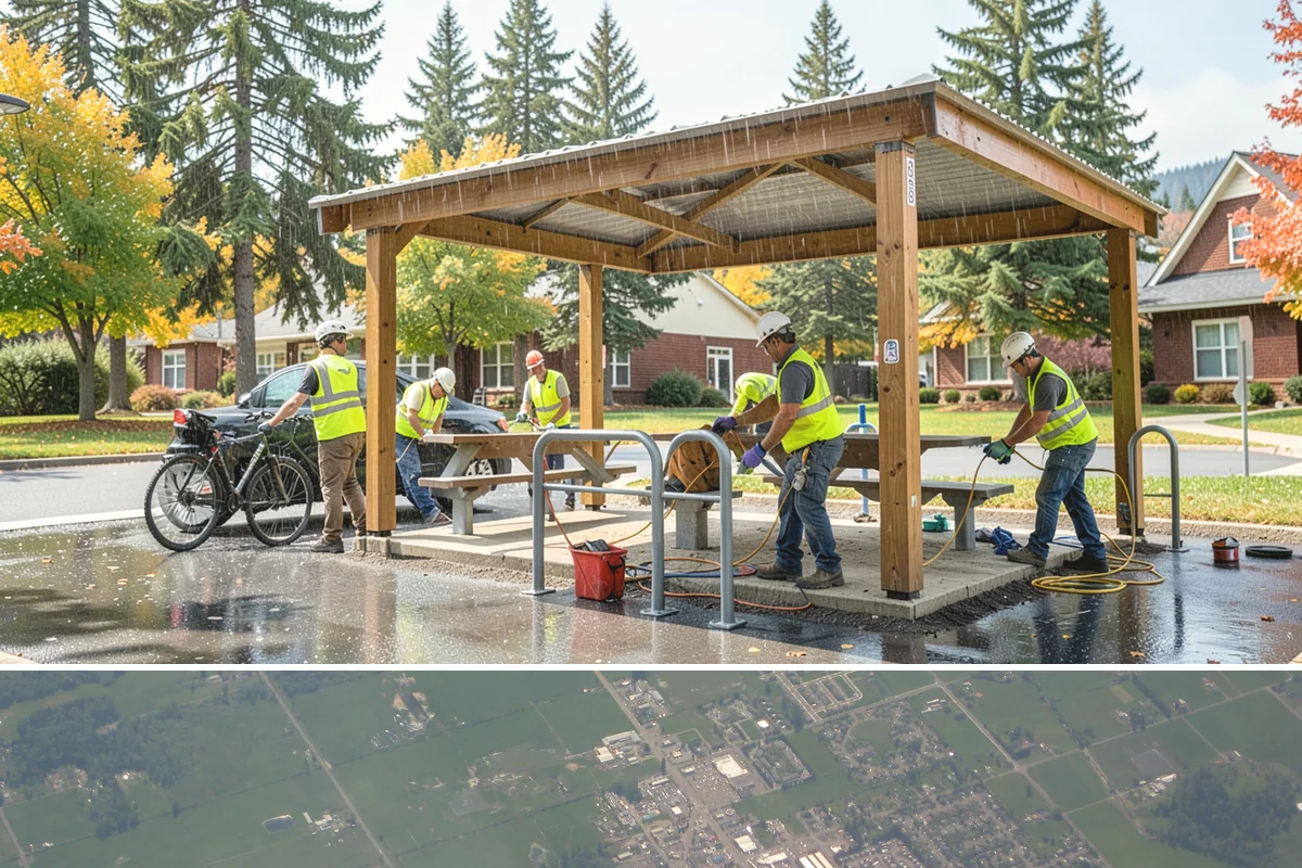 Mulch Installation in Enumclaw, King County, WA - Mulch is most commonly refreshed in spring to lock in moisture ahead of summer, with a lighter fall application to protect roots...