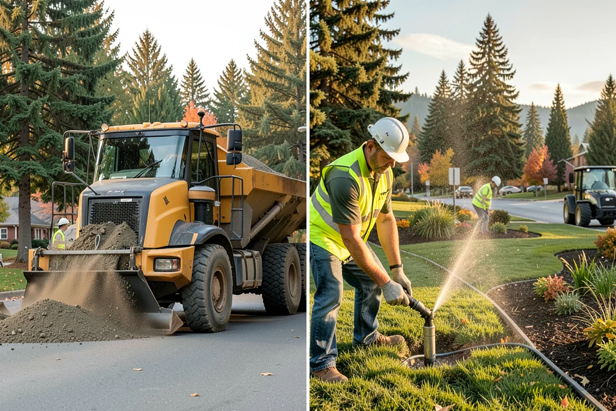 Mulch Installation in Fircrest, Pierce County, WA - Prep beds by edging, weeding, and clearing debris