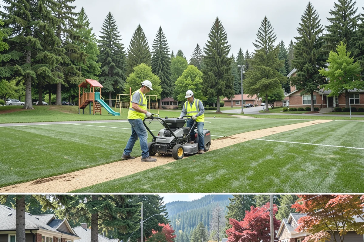 Mulch Installation in Hunts Point, King County, WA - Mulch is most commonly refreshed in spring to lock in moisture ahead of summer, with a lighter fall application to protect roots...